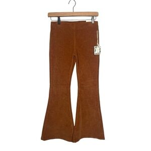 Chelsea & Violet Carmel Big Girls Flared Leg Pull On Corduroy Pants Size Large